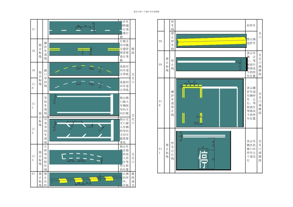 交通标线的图例及含义_第2页