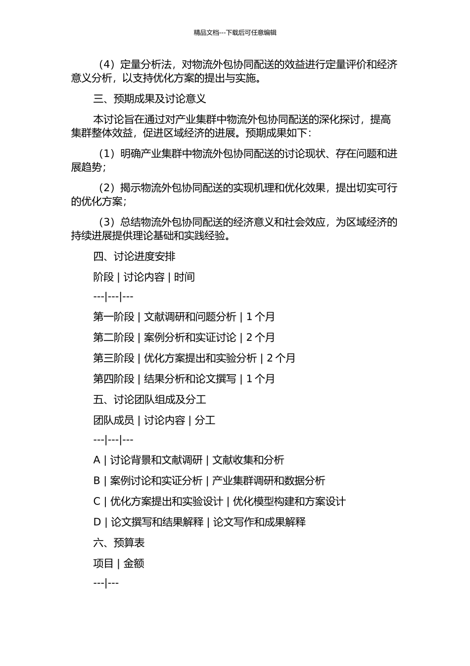 产业集群中物流外包协同配送研究的开题报告_第2页