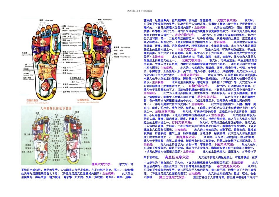 人体穴位及相关疾病特效穴歌附图_第3页