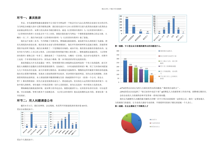 人力资源管理秘诀让用人回归简单_第1页