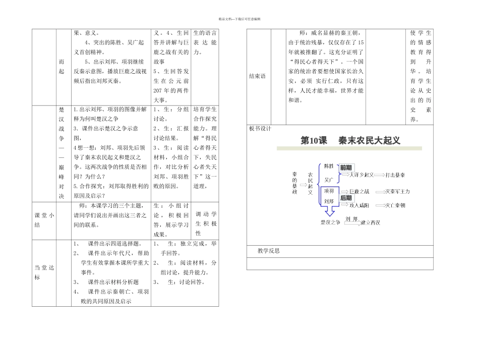 人教七年级历史上册秦末农民大起义_第2页
