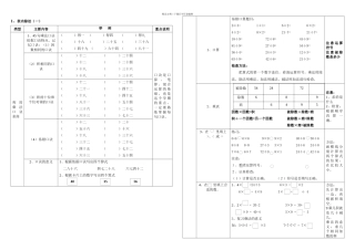 人教二年级下册数学练习题