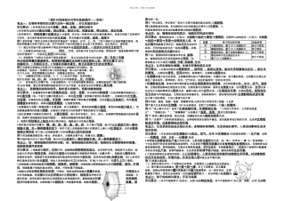 人教初中生物中考总复习资料