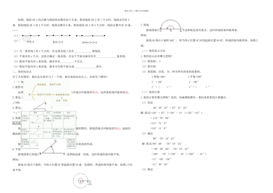 人教版七年级上册数学图形的初步认识_第3页