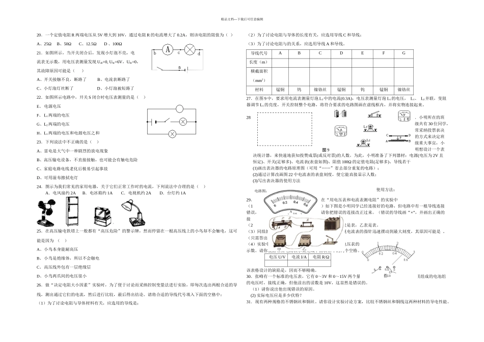 人教版本物理八下第七章练习题5_第2页