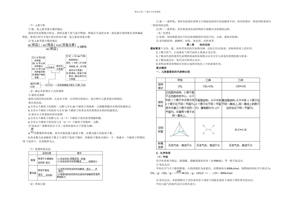 人教选修五有机化学知识总结_第3页