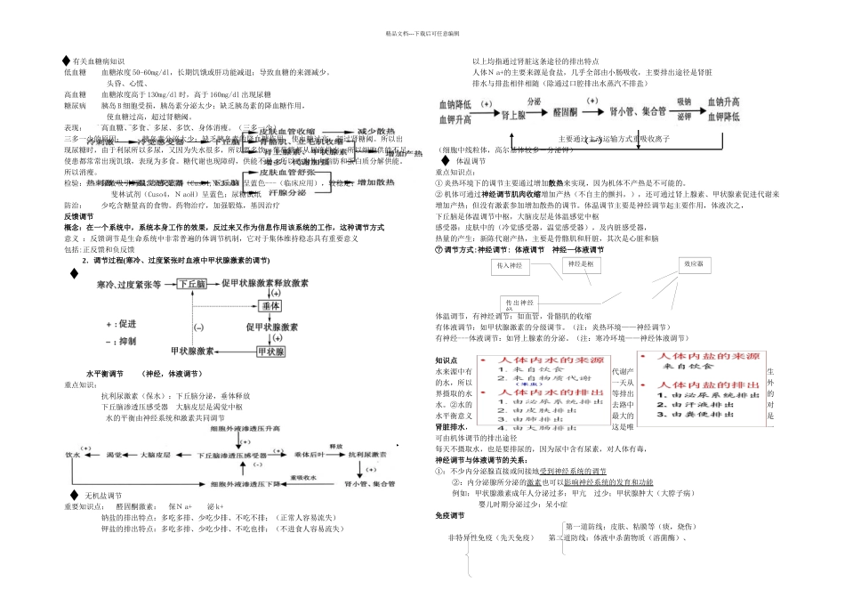 人教高中生物必修三会考知识点_第3页
