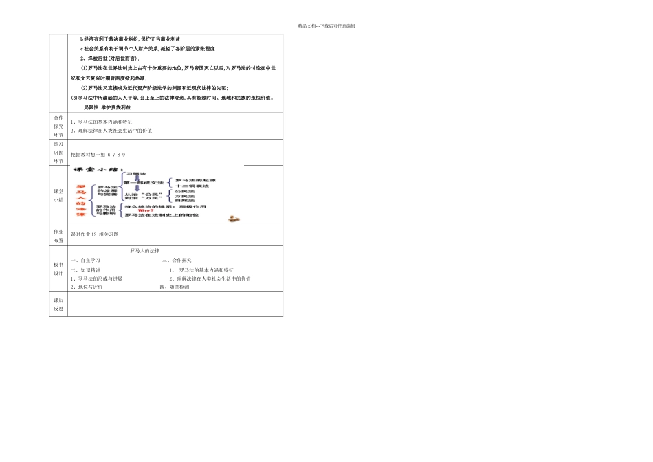 人民必修一罗马人的法律_第2页