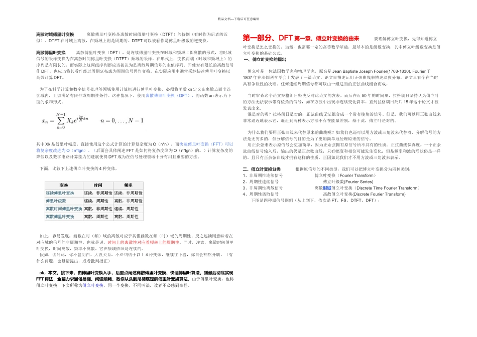 从头到尾彻底理解傅里叶变换算法_第2页