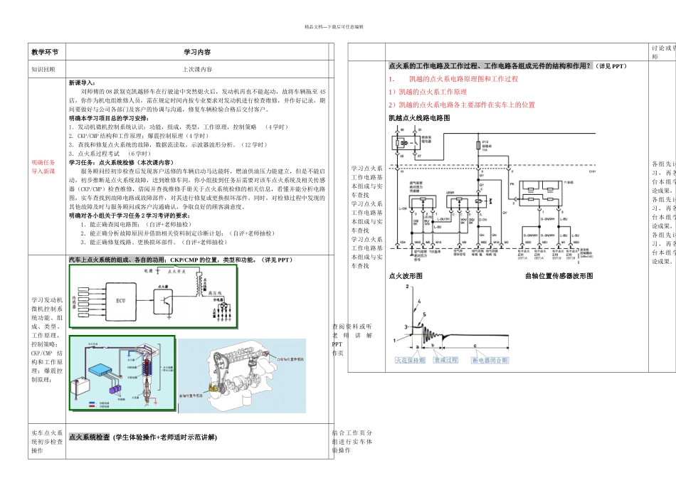 任务五汽车发动机点火系统检修_第2页