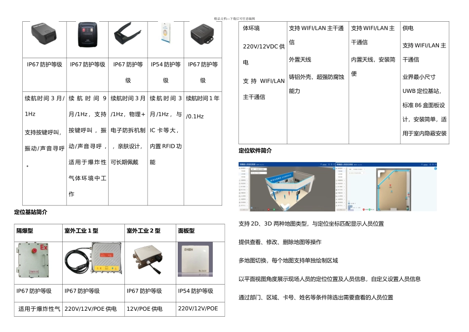 企业人员定位人脸识别进出管理技术方案_第3页