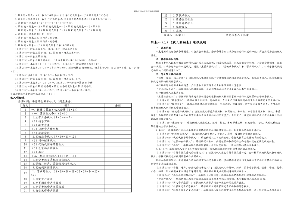 企业所得税汇算清缴套表_第3页