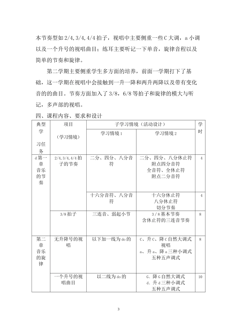 《视唱练耳》学前课程标准_第3页