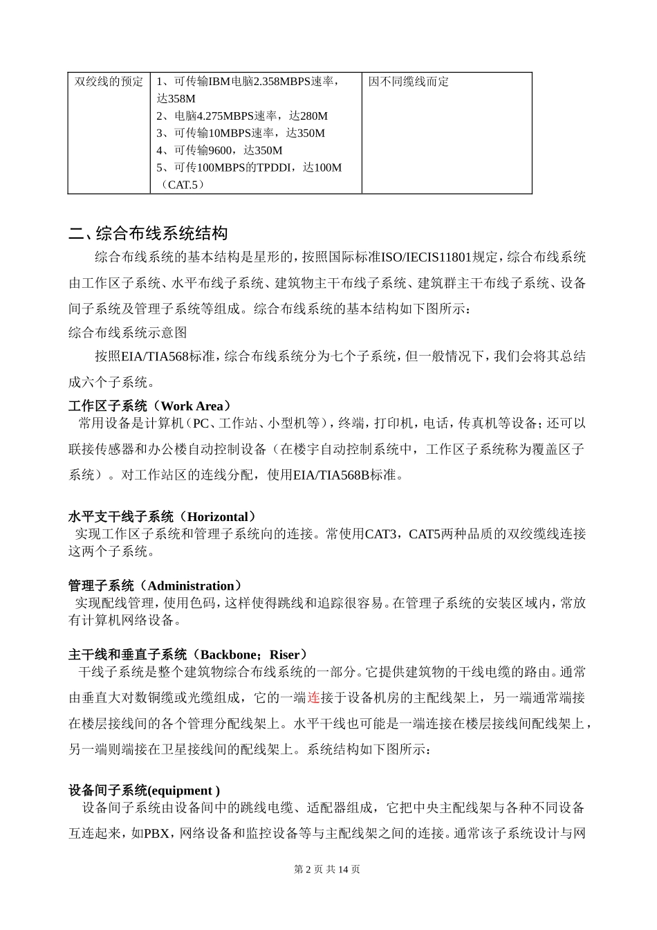 01.XXXXXX酒店综合布线系统方案_第3页
