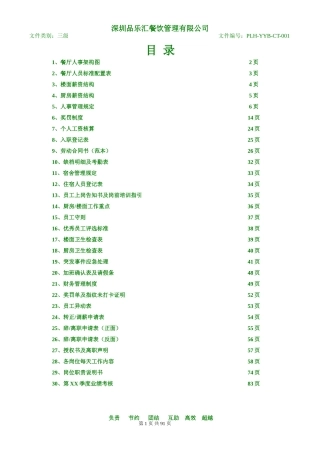 1店面组织架构图