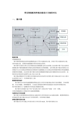 02采集终端的常见方案的对比