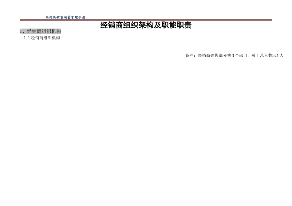 4S店组织机构框架及职能职责模版_第2页