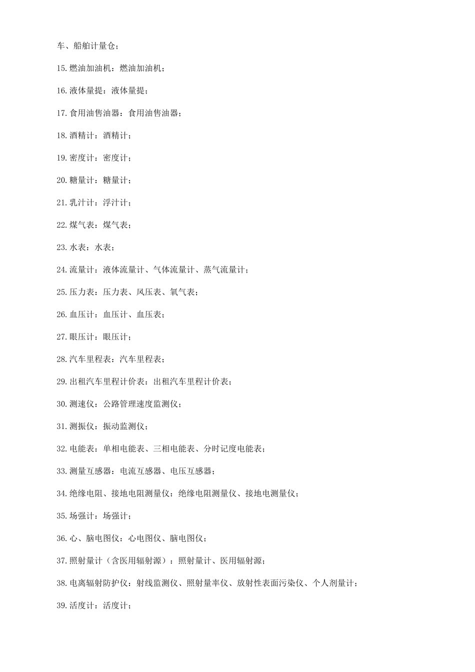 08中华人民共和国强制检定的工作计量器具明细目录_第2页