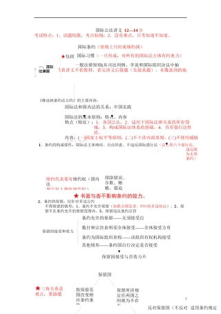 09海天强化班杨帆(女)国际公法讲义x