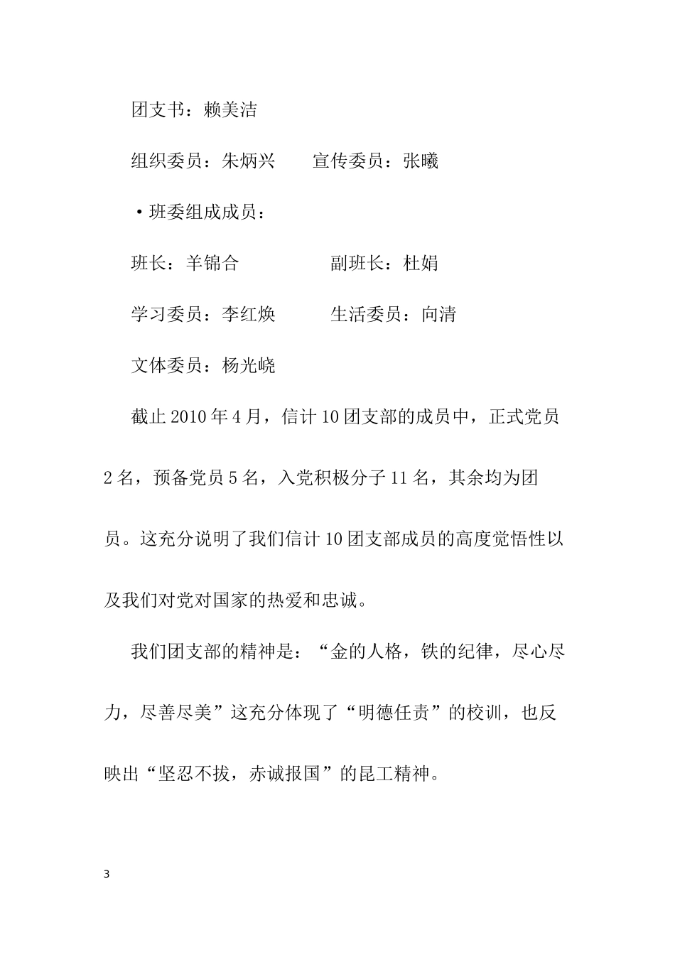 10信计“先进基层团组织”申请材料_第3页