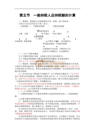 2011注会税法讲义--增值税法(6)