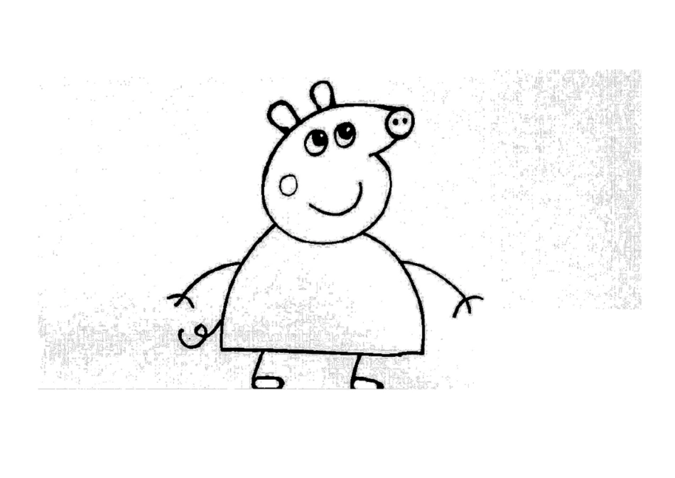 小猪佩奇简笔画_第2页