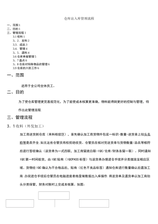(完整版)仓库出入库管理流程(五金仓)
