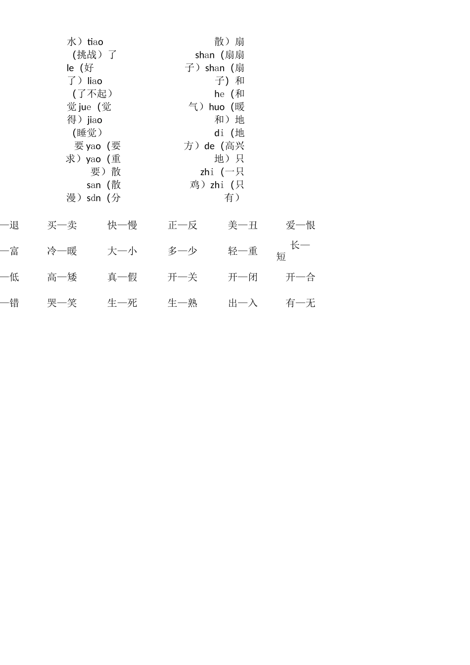 二年级多音字_第2页