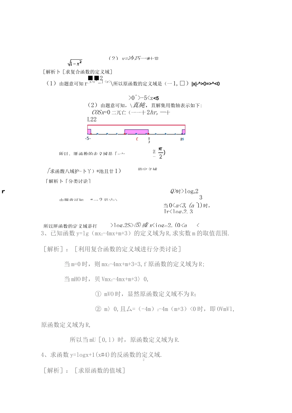 函数的定义域及求法讲解_第2页