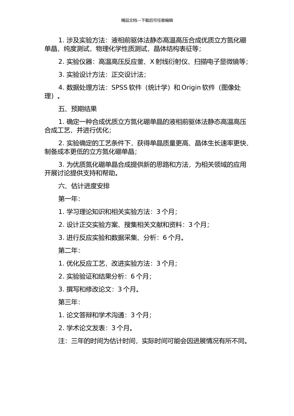 优质立方氮化硼单晶的静态高温高压合成工艺研究的开题报告_第2页