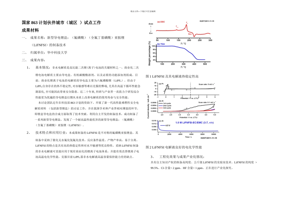 伙伴城市推荐成果动力电池新型导电锂盐_第1页