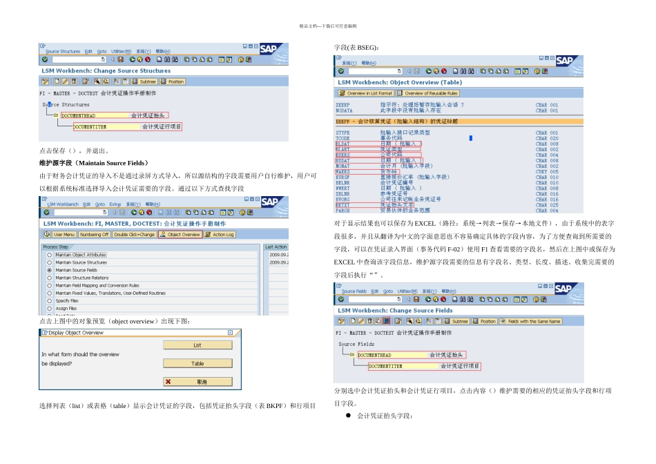 会计凭证LSMW导入操作手册汇总_第2页