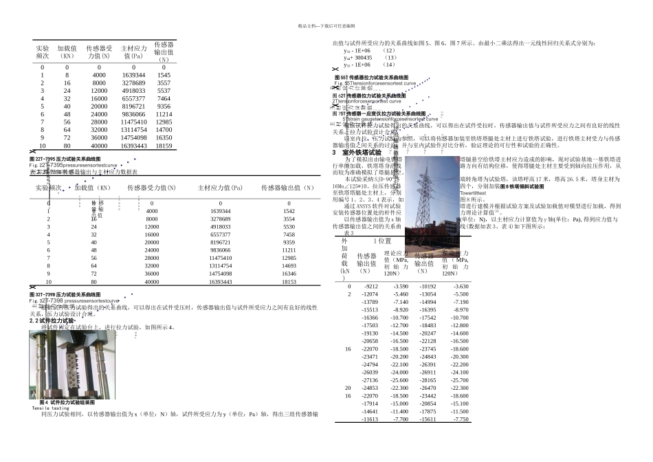 传感器监测铁塔倾斜的理实对比分析_第2页