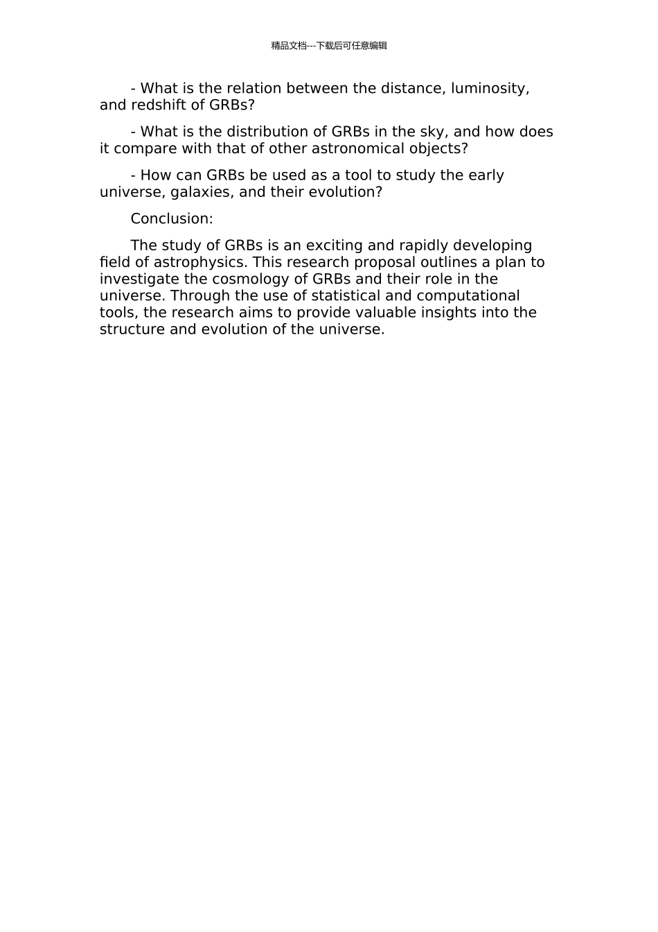 伽玛暴宇宙学的研究的开题报告_第2页