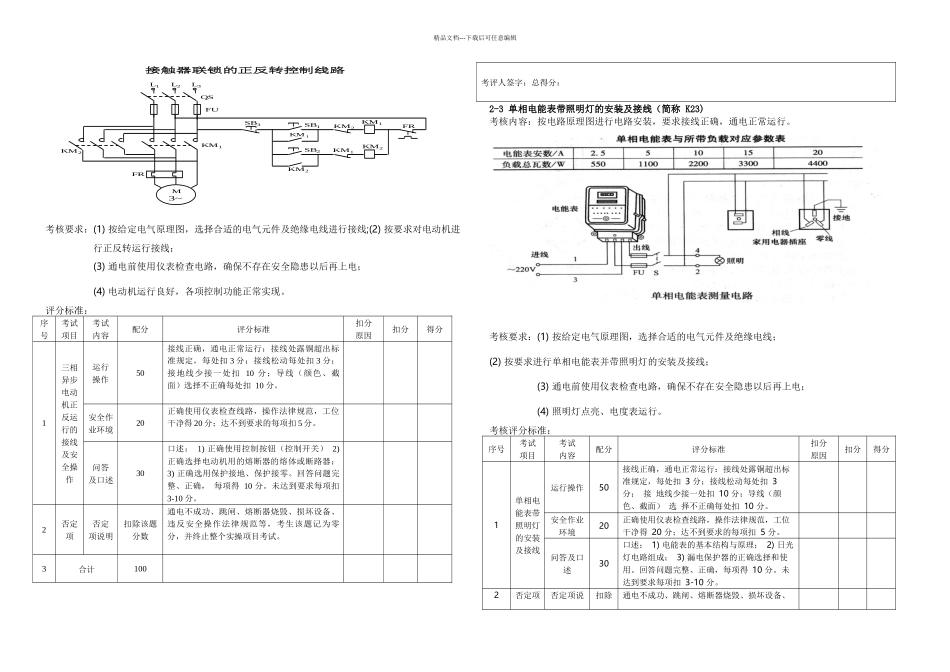 低压电工实操试卷_第3页
