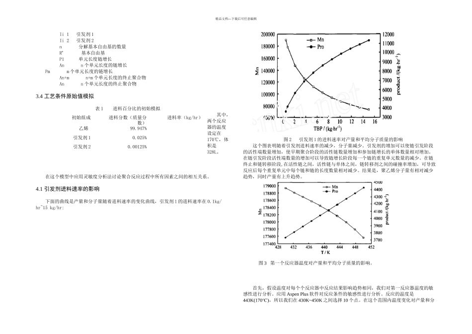 低密聚乙烯LDPE聚合工艺模拟与分析_第2页