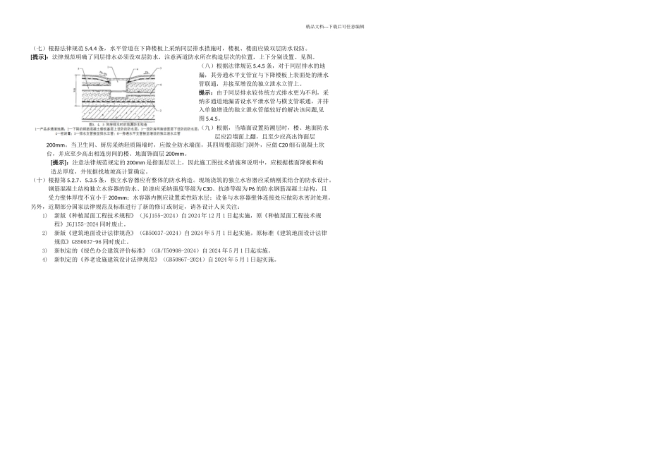 住宅室内防水工程技术规范解读和应用修正_第2页