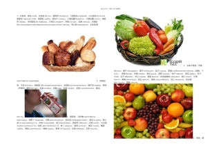 俄语中各种食物表示