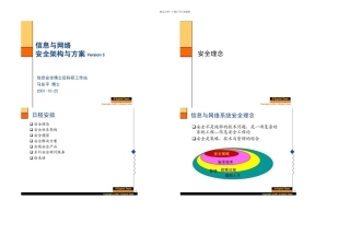 信息与网络安全架构与方案精