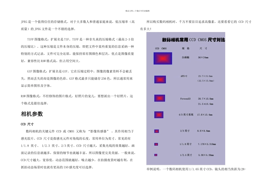 信息与通信数码相机的选购_第3页
