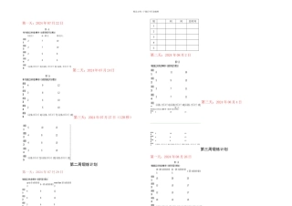 俯卧撑六周练习计划表