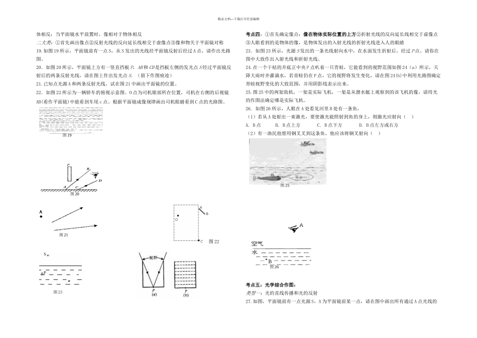 光现象作图专题_第3页