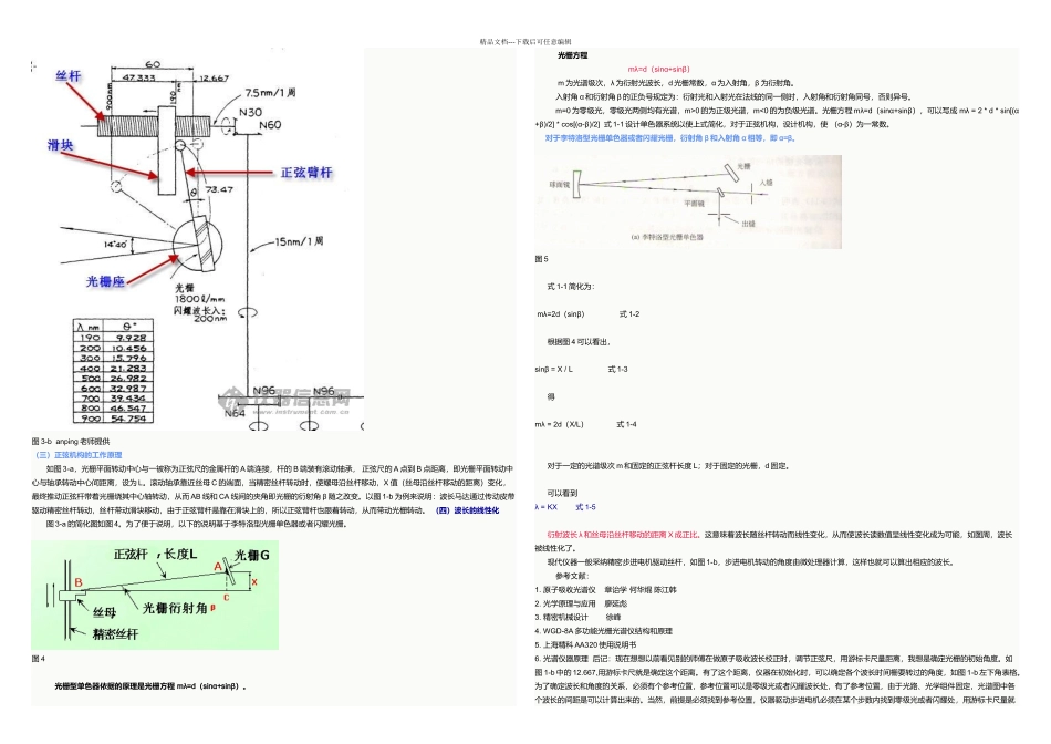 光谱仪器的波长扫描机构介绍_第2页