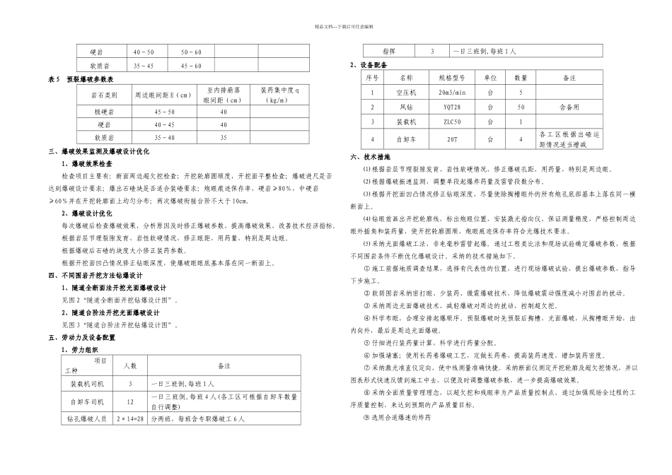 光面爆破施工方案_第3页