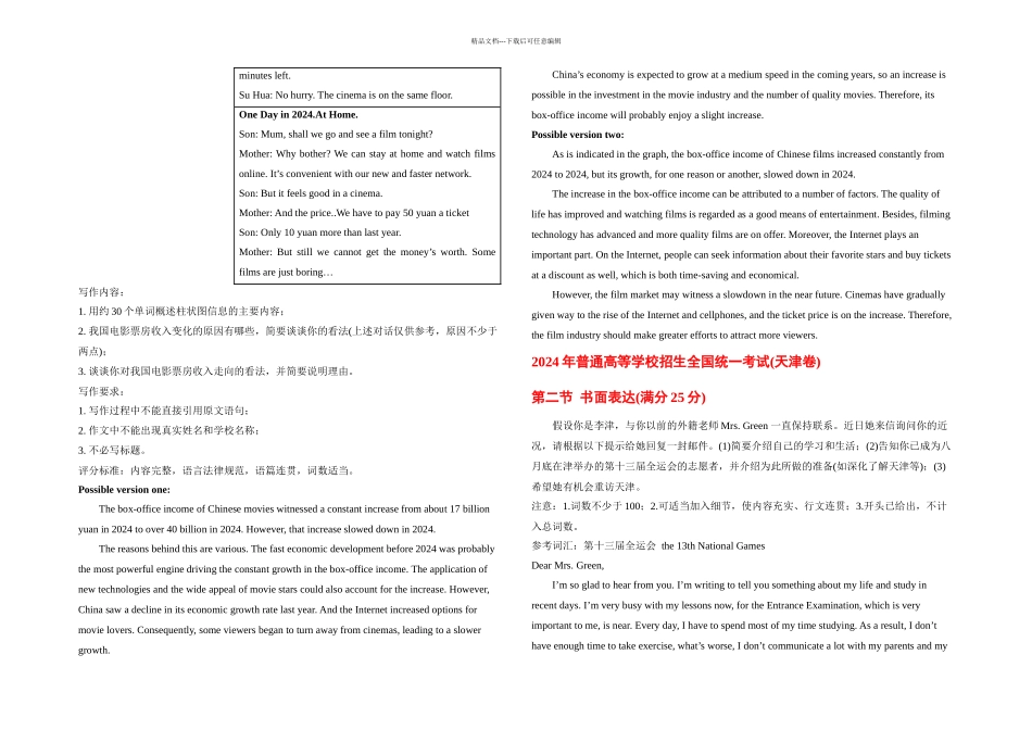 全国各地高考英语作文满分范文_第3页