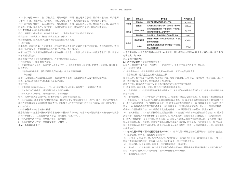 全国计算机等级考试二级公共基础知识知识点全_第3页
