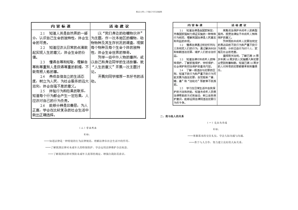 全日制义务教育思想品德课程标准实验稿_第3页