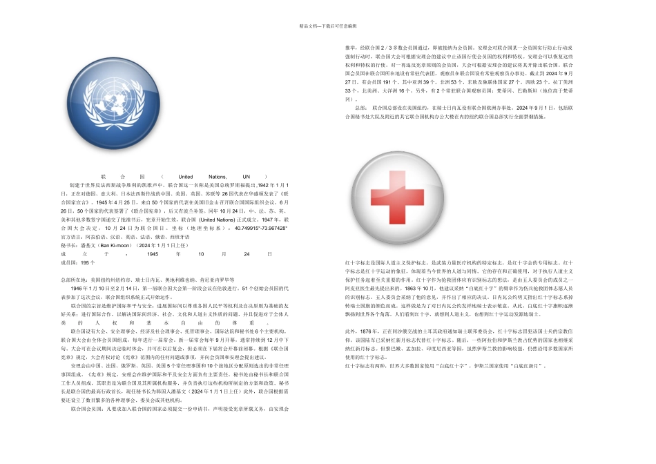 全球组织图标及详细介绍_第1页