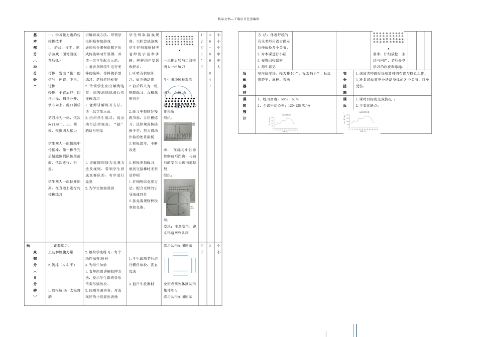 八年级体育与健康课接力跑_第2页