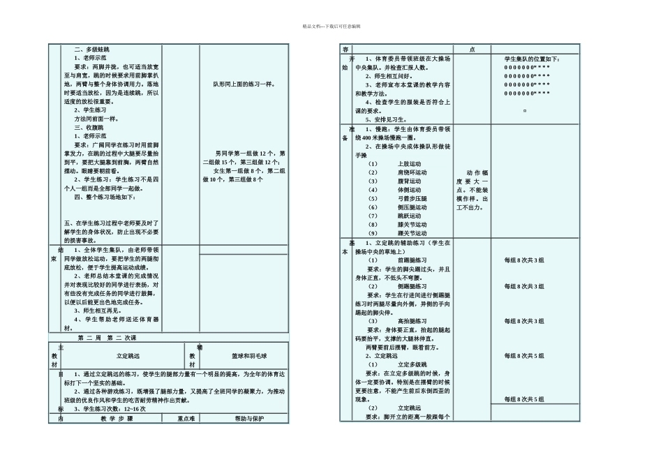 八年级全套体育课_第3页